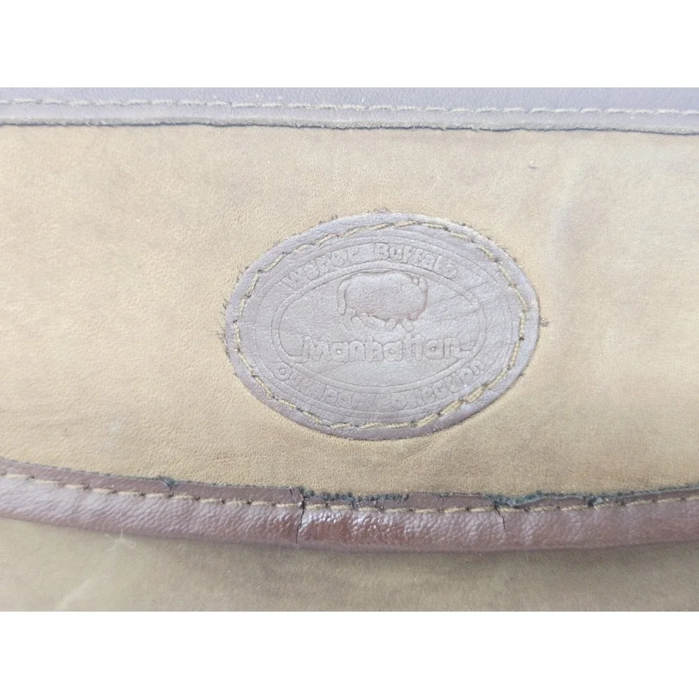 Manhattan Wallet Water‎ Buffalo Outdoor Brown Tan Long Leather Billfold